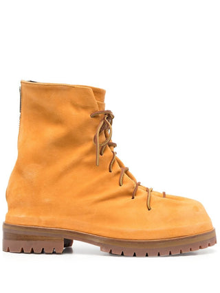 424 SUEDE LACED BIG BOOTS ORANGE SUEDE