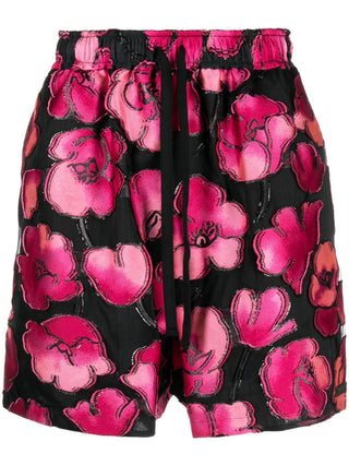 4SDESIGNS - BAGGY SHORT PINK FLORAL