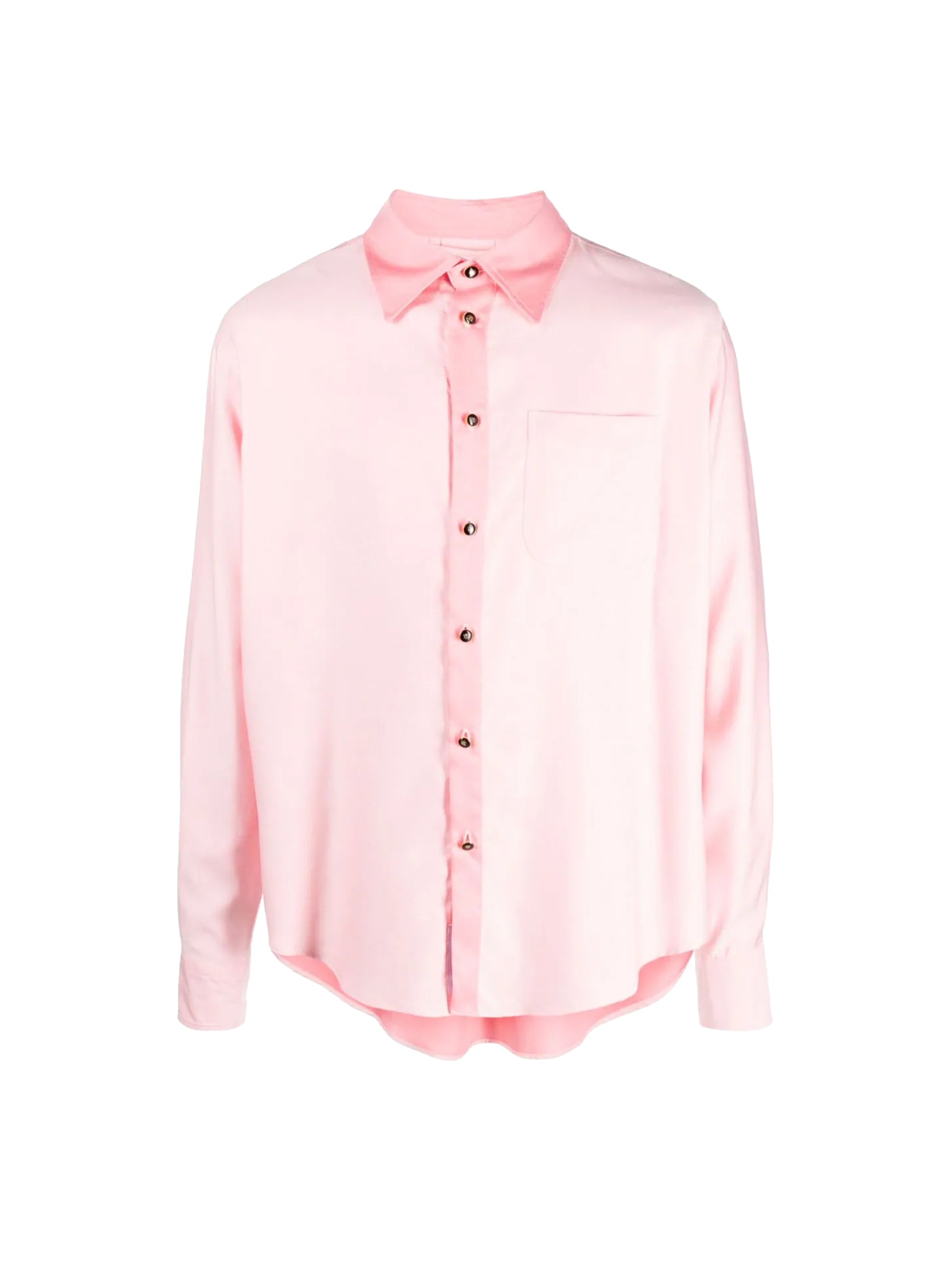 4SDESIGNS PLAIN TENCEL SHIRT PINK