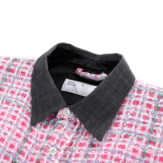 4SDESIGNS WORK SHIRT PINK MULTI