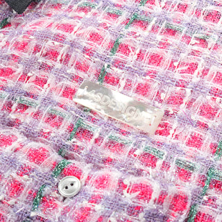 4SDESIGNS WORK SHIRT PINK MULTI