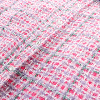 4SDESIGNS WORK SHIRT PINK MULTI