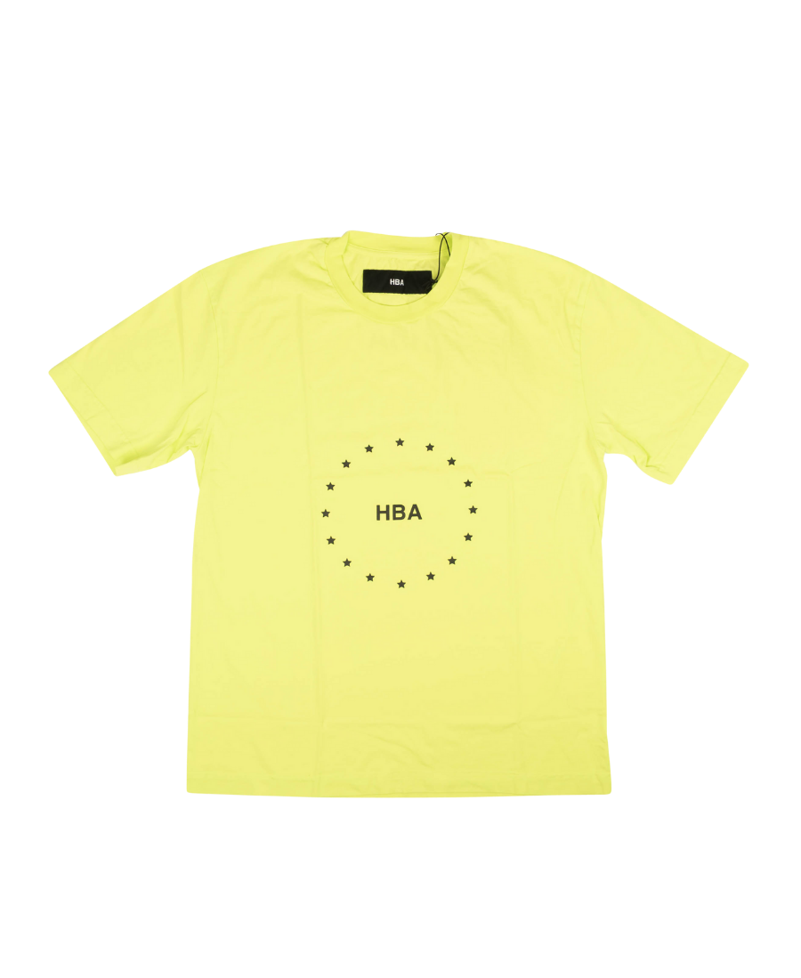 Hood By Air Star T-Shirt - Lime Green