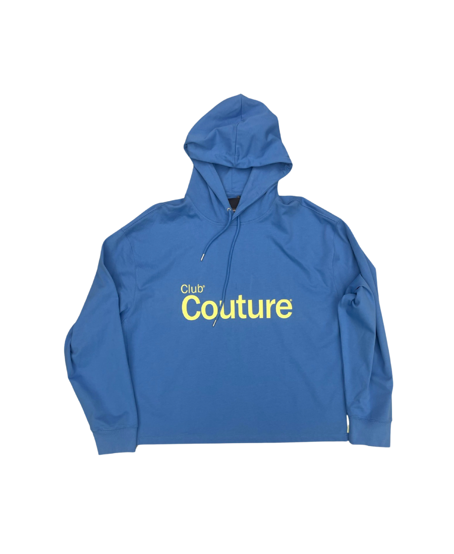 ANONYMOUS CLUB COUTURE TSHIRT HOODIE BLUE