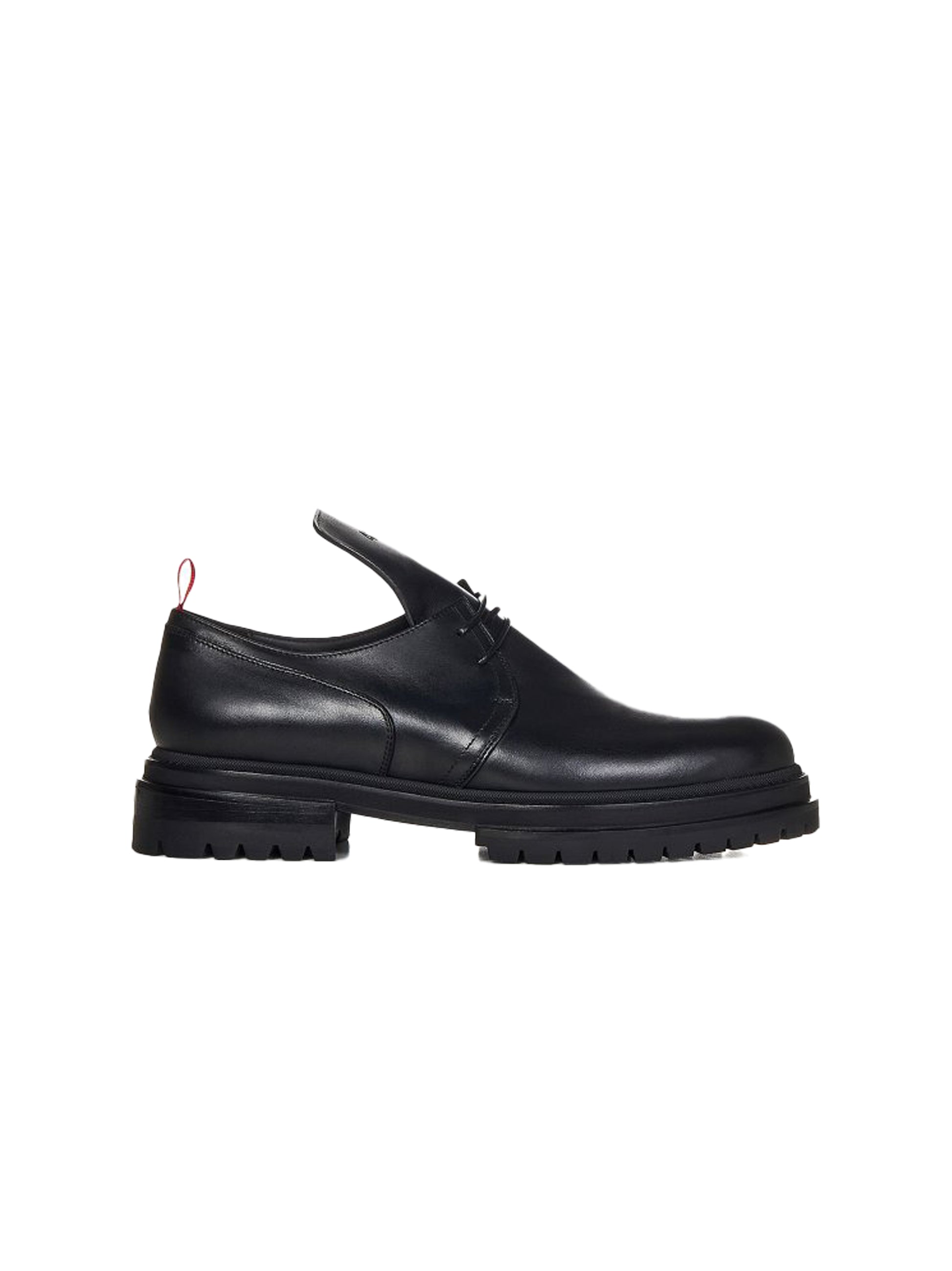 424 FRONT LACE UP SHOES BLACK