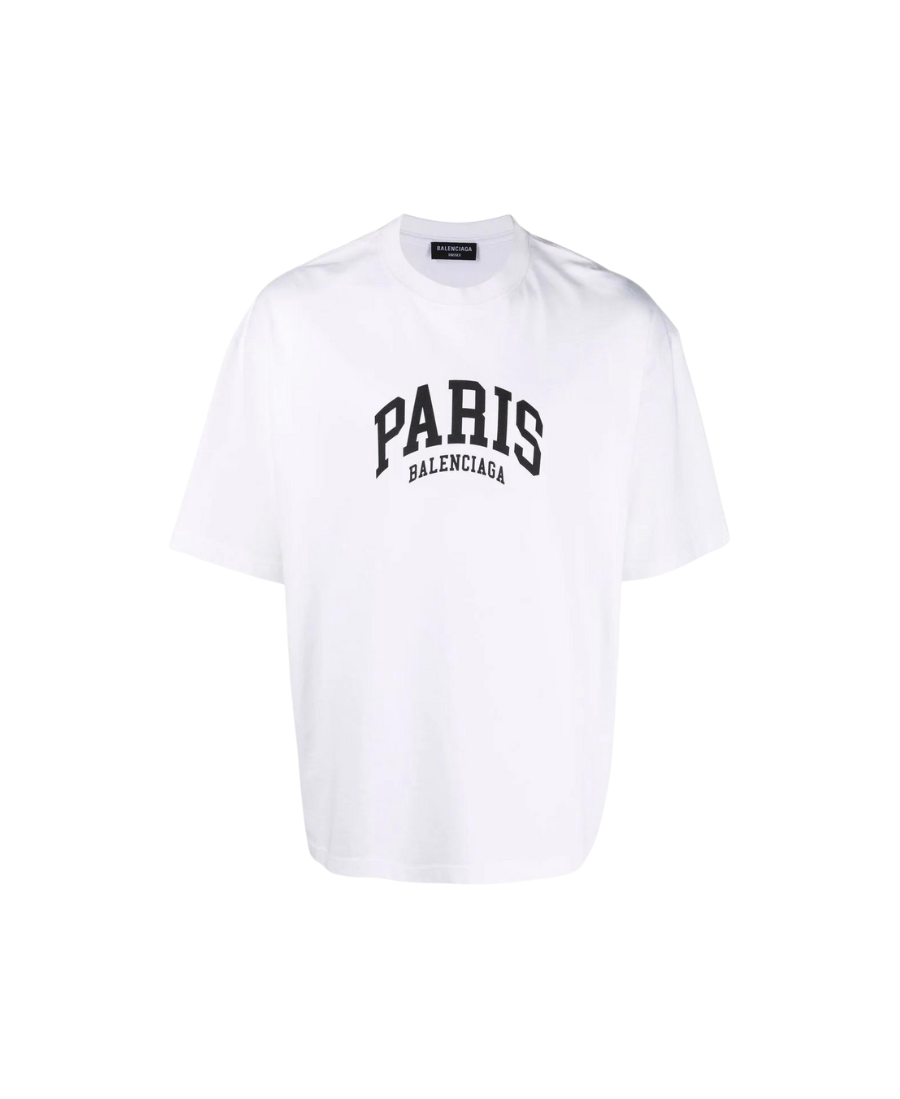 White Balenciaga TSHIRT PARIS